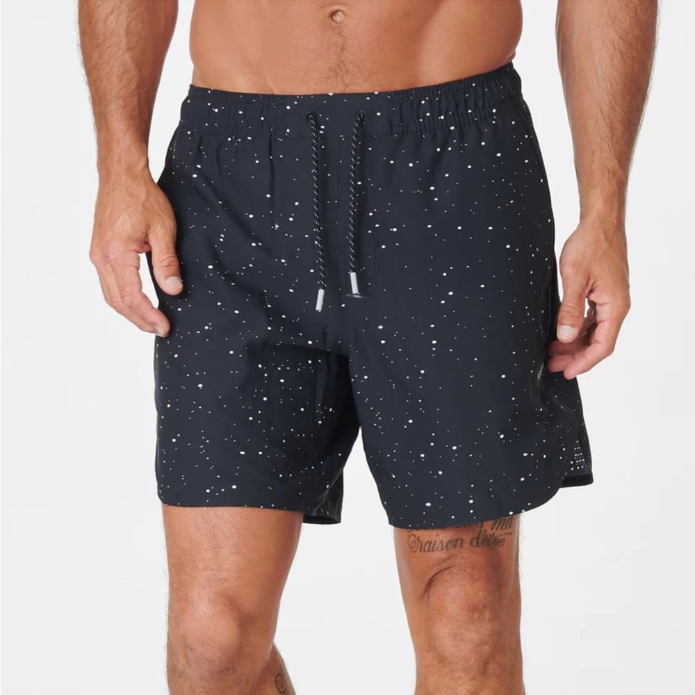 Legend men’s Luka linerless shorts in black splatter. Size large. - Picture 2 of 11